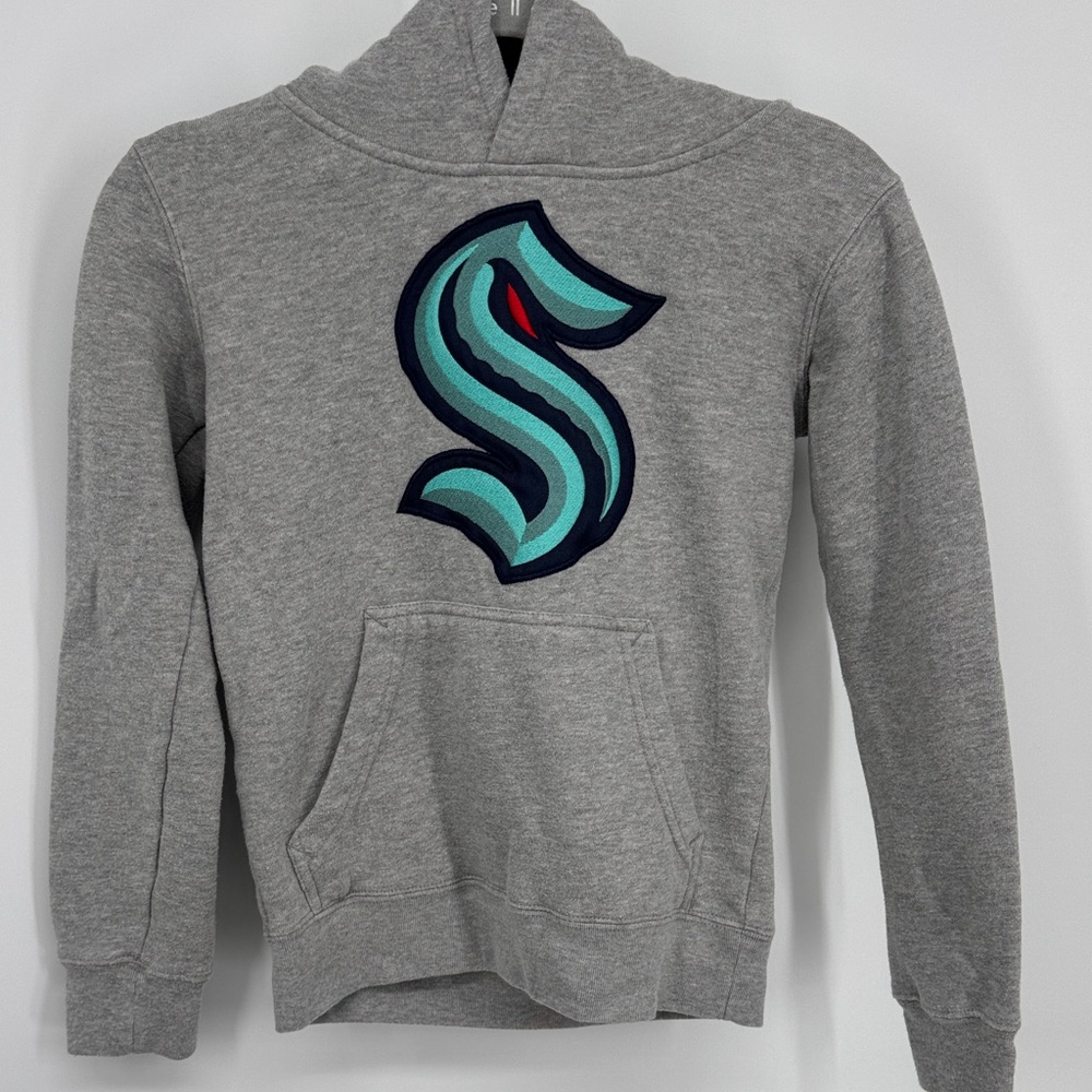 Boys NHL Kraken Gray Hoodie
